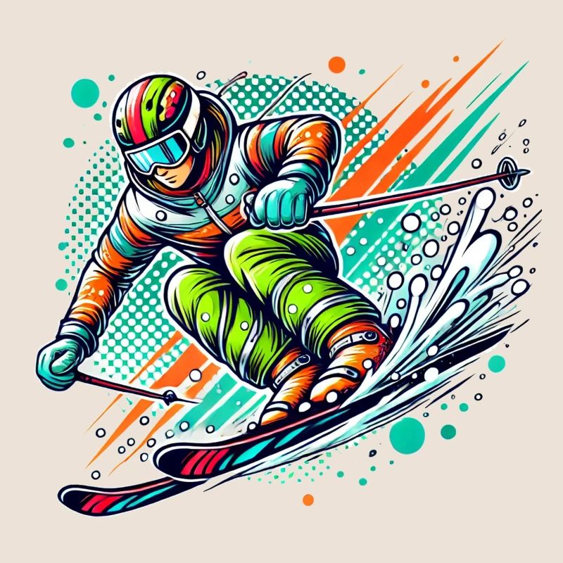 ski abfahrt