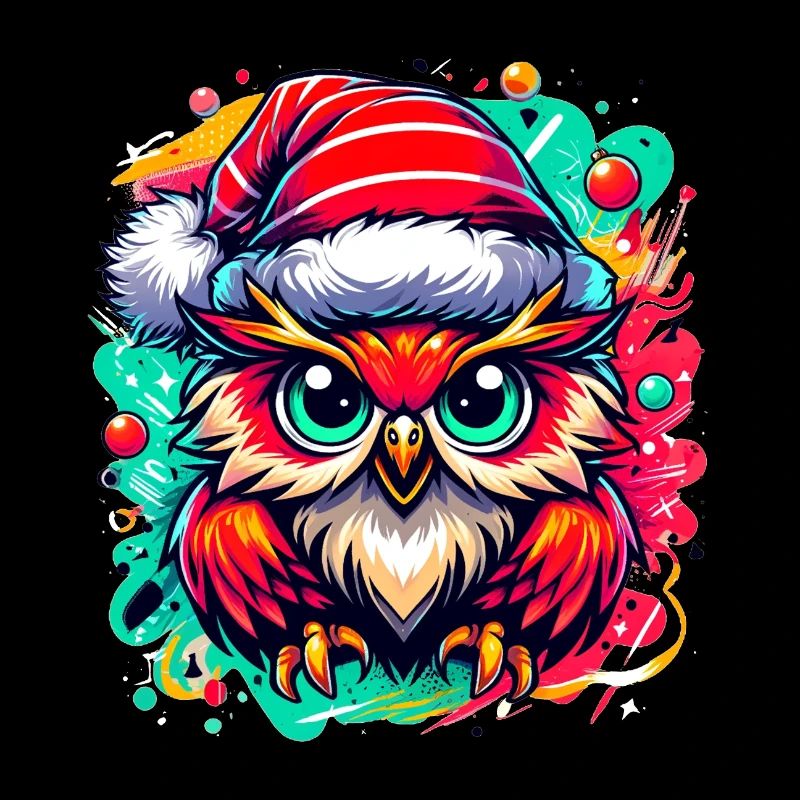 Weihnachtseule Eule Weihnachten