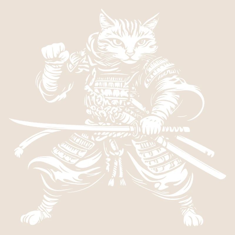 Chat Samouraï