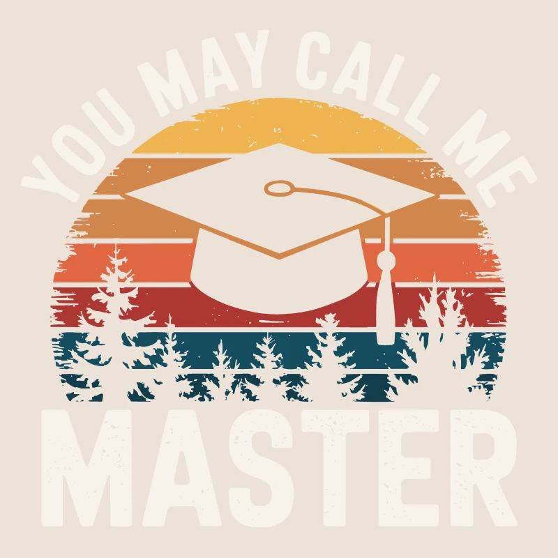 Humorous Design for Master's Graduates