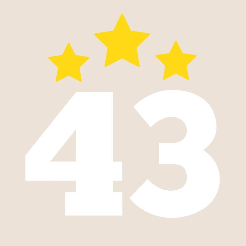 43 ans étoile - cadeau 43e anniversaire