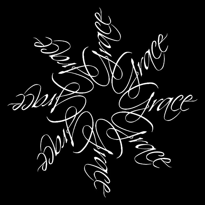 Grace Wort Name Namensmandala