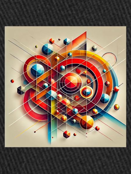 Colour explosion of shapes