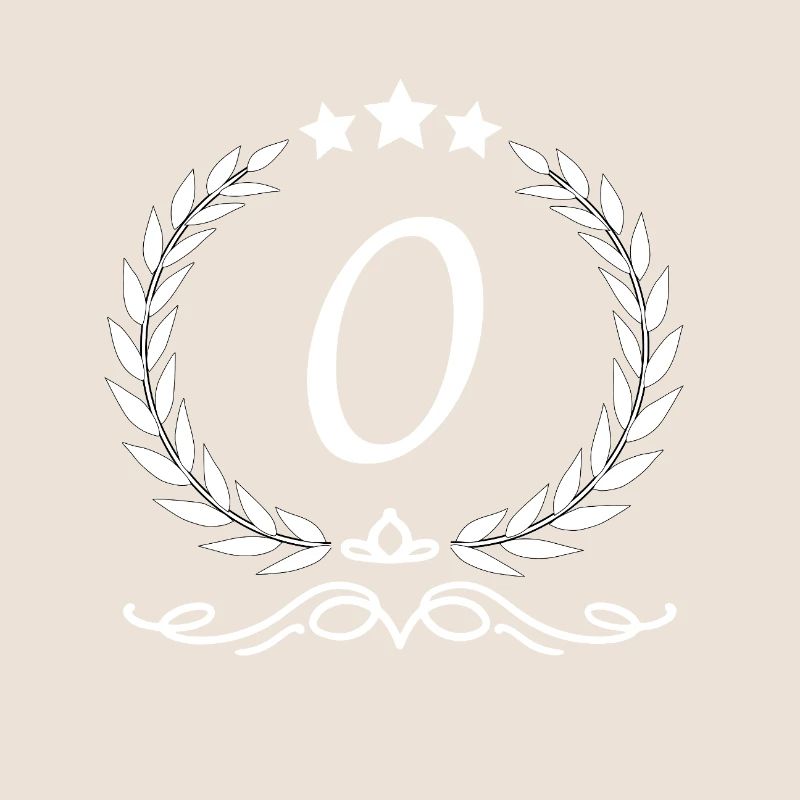 Letter o crown