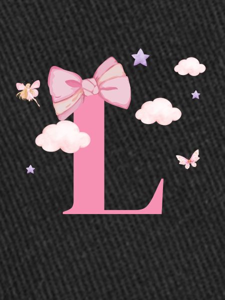 Letter l Pink Clouds