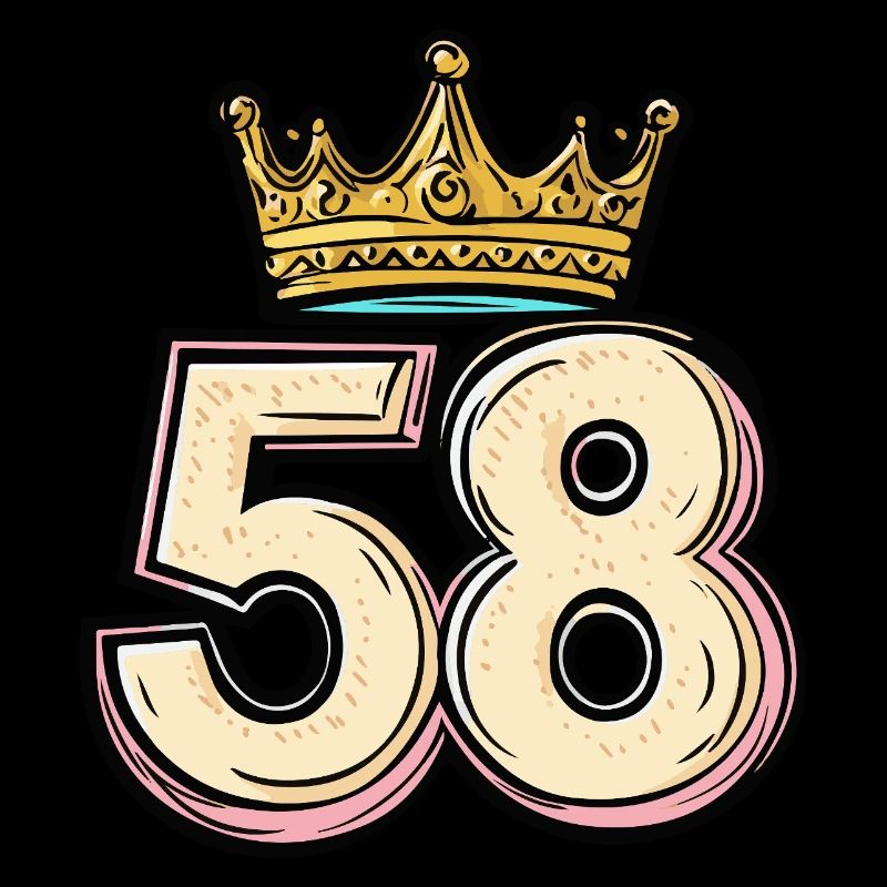 58 Zahl Krone