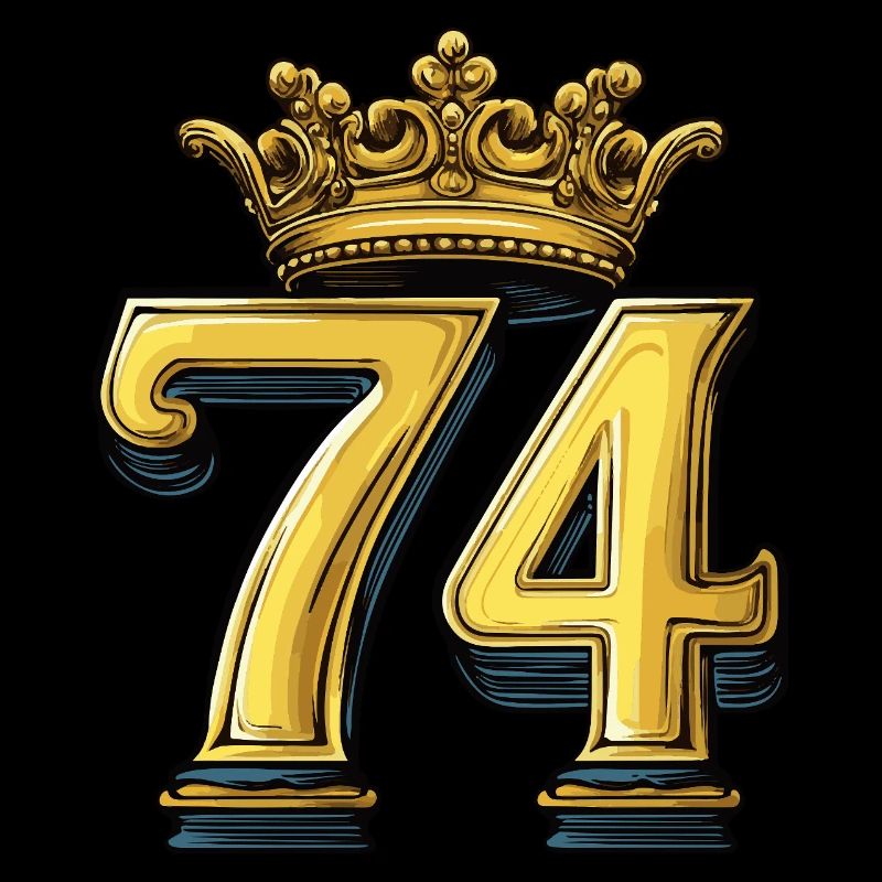 74 Zahl Krone