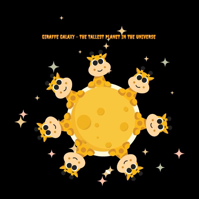 Stand Tall, Stay Unique – Cute Giraffe Motivationa