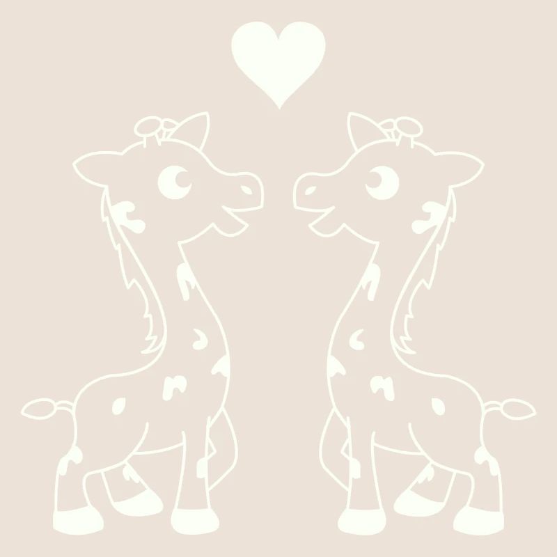 Giraffes in Love