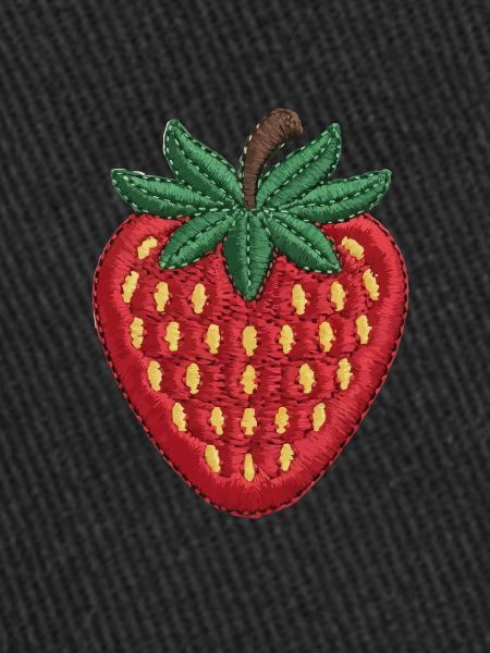 Fraise brodée