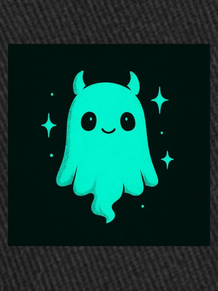 cute cyan ghost