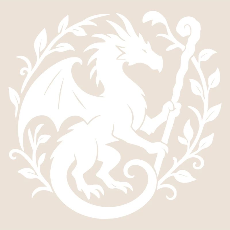 Druide Dragon (blanc)
