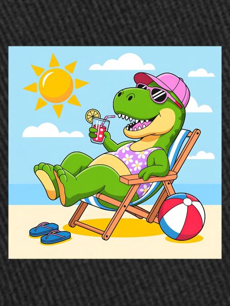 Rex sur la plage