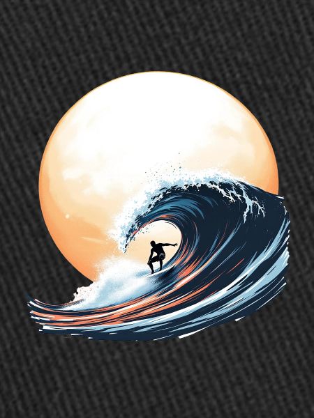Surfer au soleil