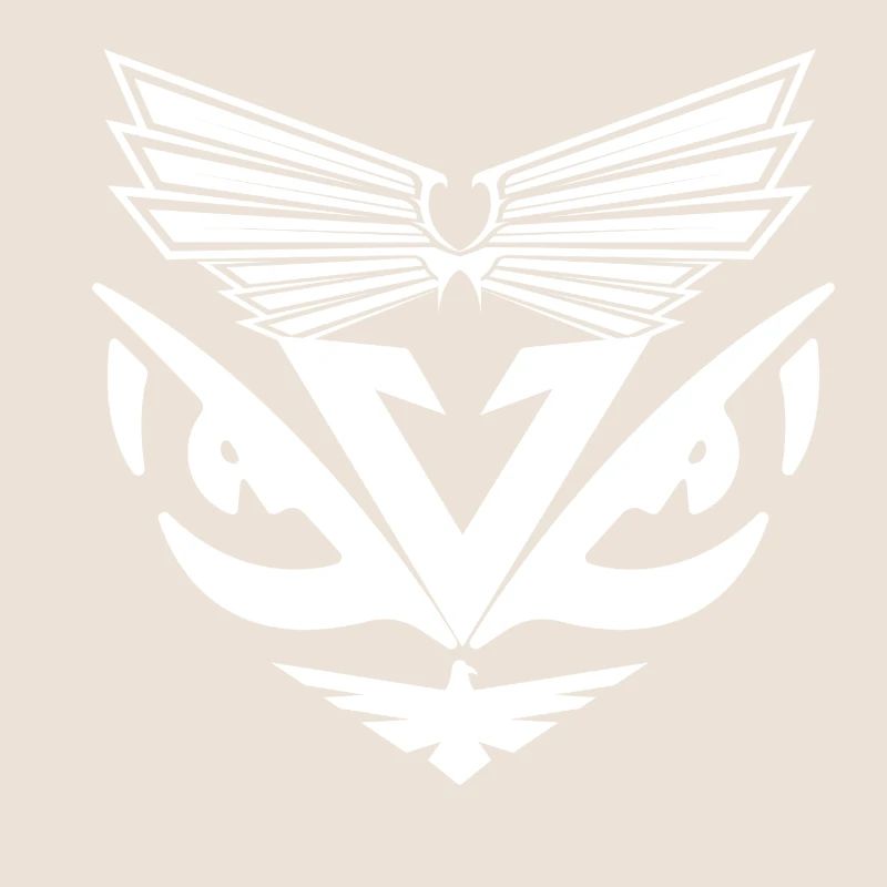 Abstrait Aigles Blanc