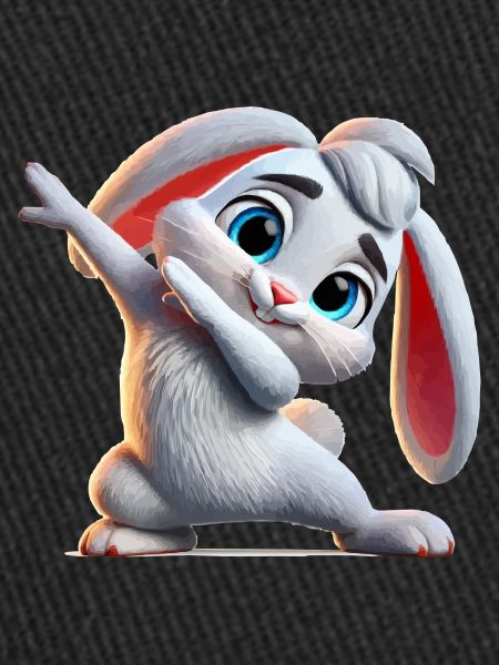 Bunny Dabbing Comic