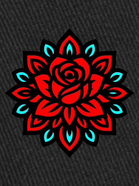 Rose Mandala Fleur