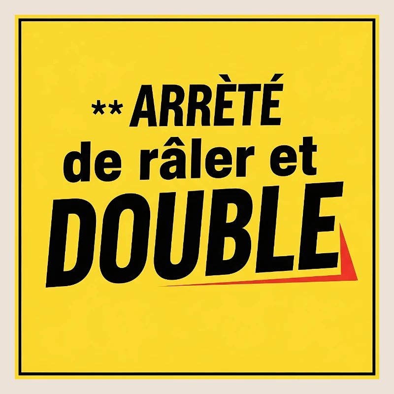 Stop complaining and double car humor