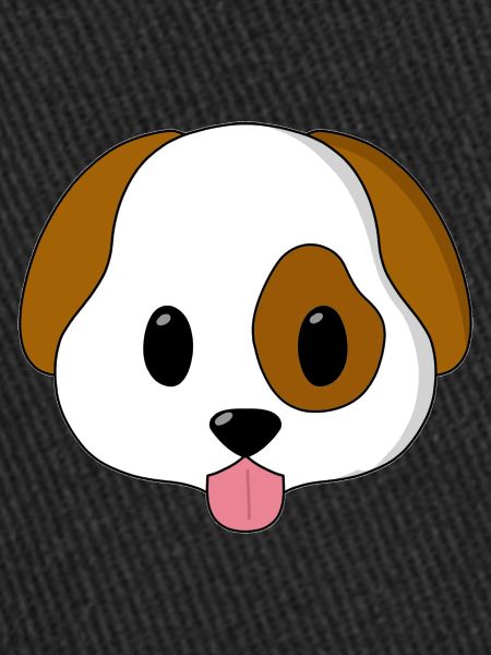 Visage emoji de chien