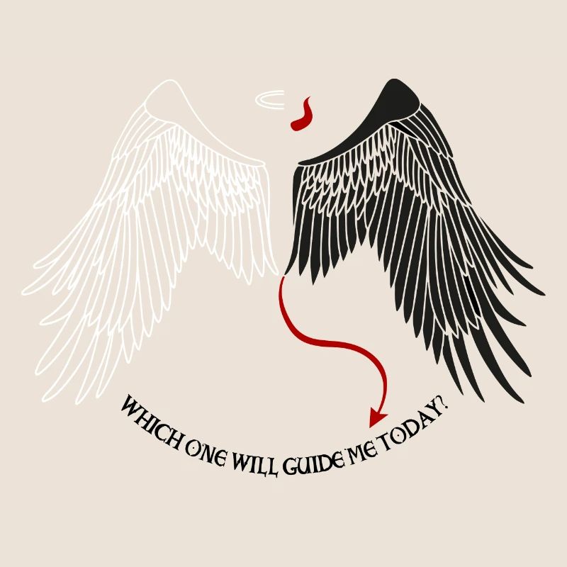 Which One Will Guide Me Today – Angel Demon Devil