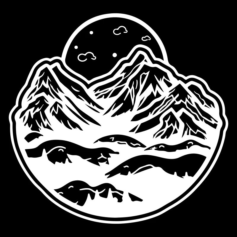Alps Mountains Symbol