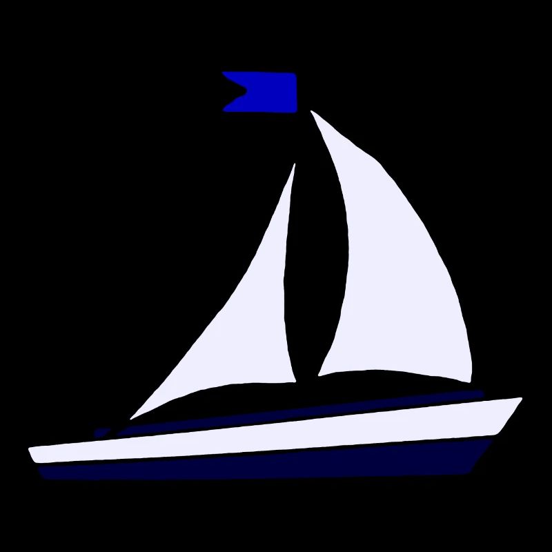 Voilier bleu