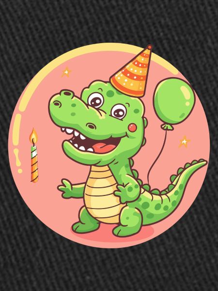 Bébé d’anniversaire d’alligator