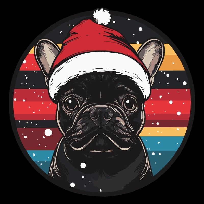 Buldog Français Chien Noël