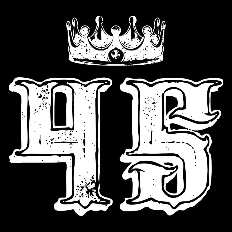 45 Number crown