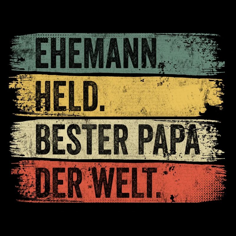 Vatertag Vater Ehemann Held Bester Papa