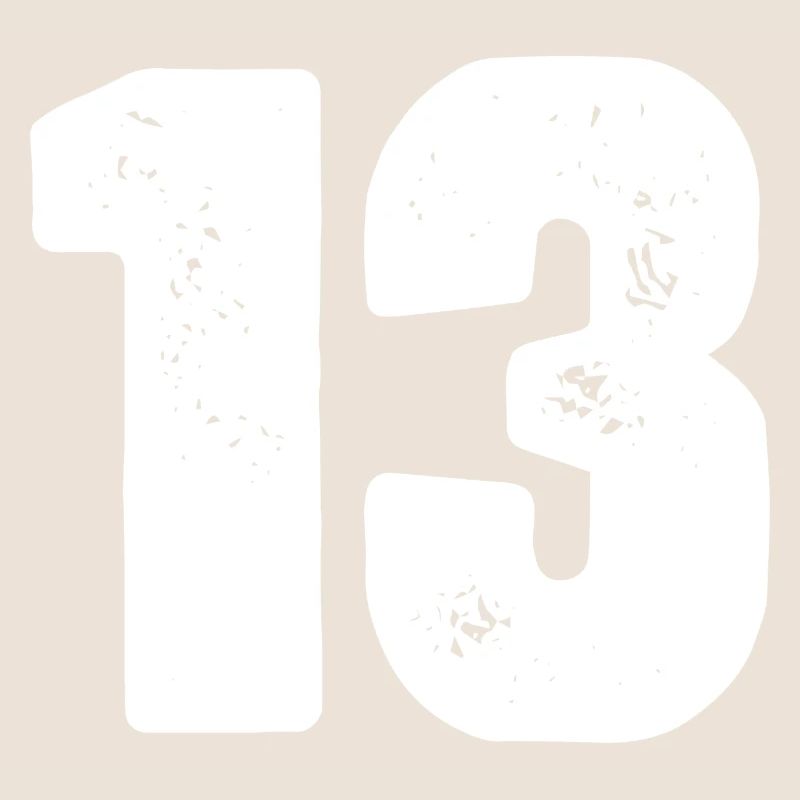 13 Maillot numéro