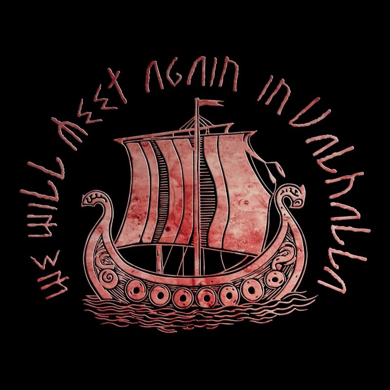 Wikingerboot See you in Valhalla 2