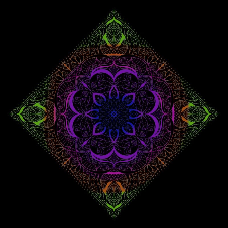 Buntes Mandala