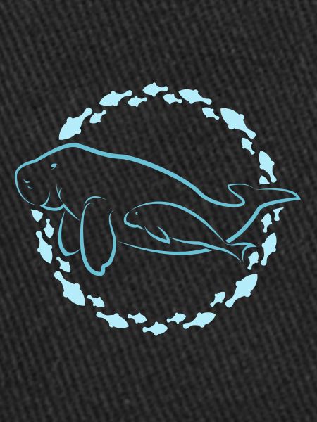 Manatee with baby