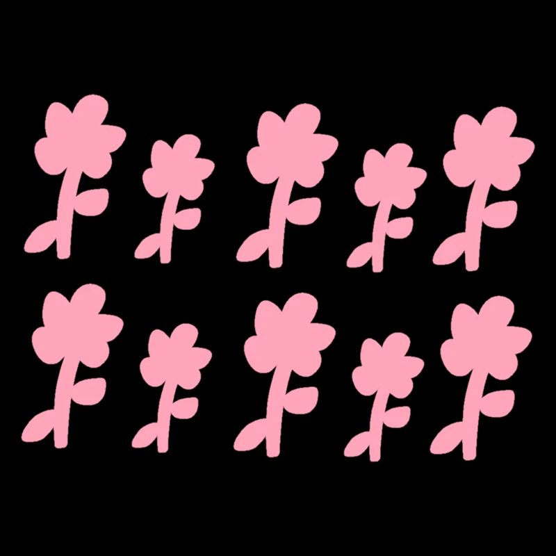 floral pattern plants flower symbol pink