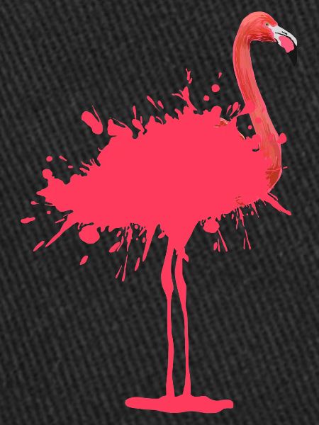 Flamingo - Farbklecks