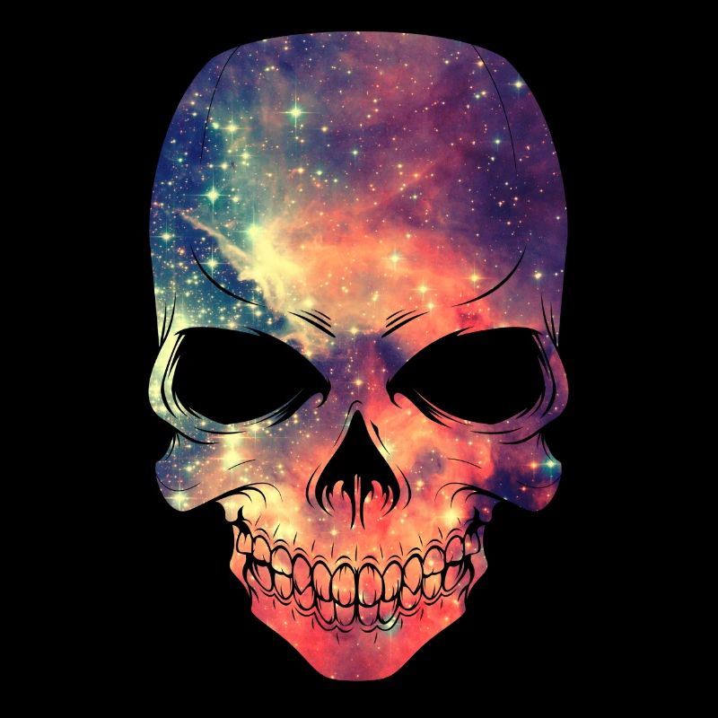 Universe - Space - Galaxy Skull