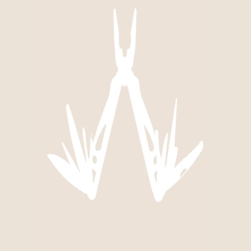 Multitool in white