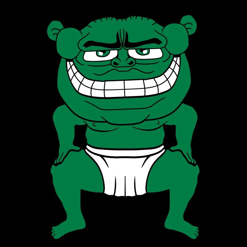 monster ogre troll boese sumo wrestler overweight