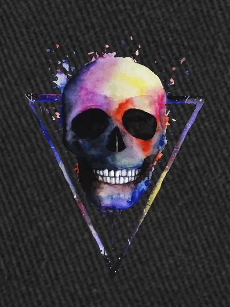 Grunge skull