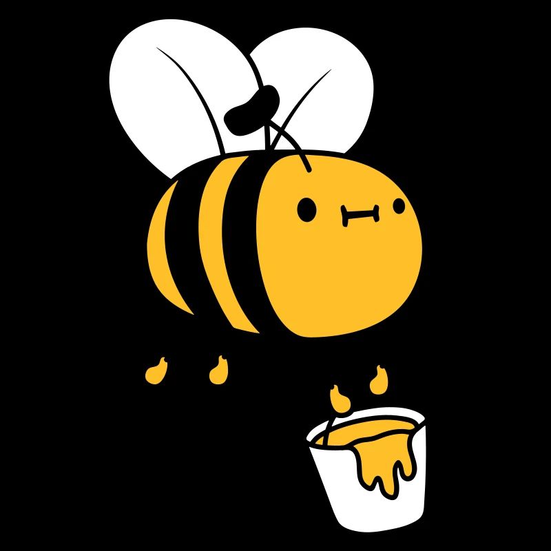 Abeille seau à miel