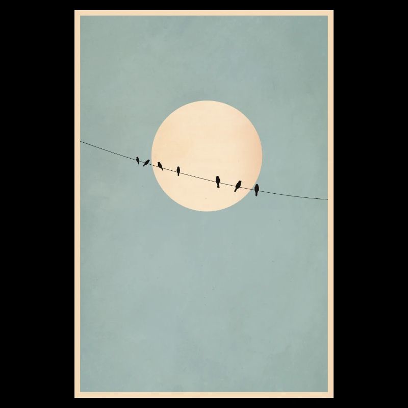 Birds on a leash