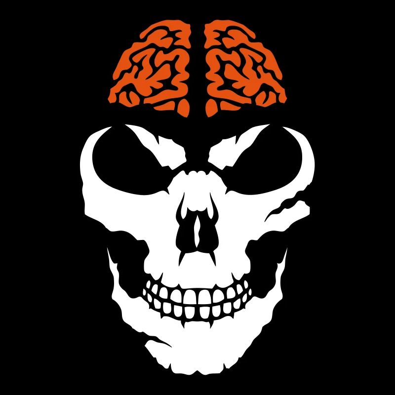 brain brain death brain skull