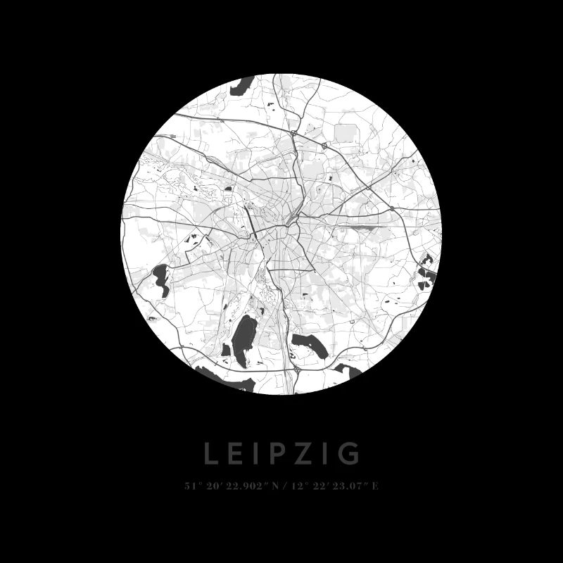 Leipzig Saxe plan de la ville plan de la ville plan de la ville