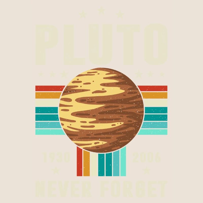 Never Forget Pluto Graphic