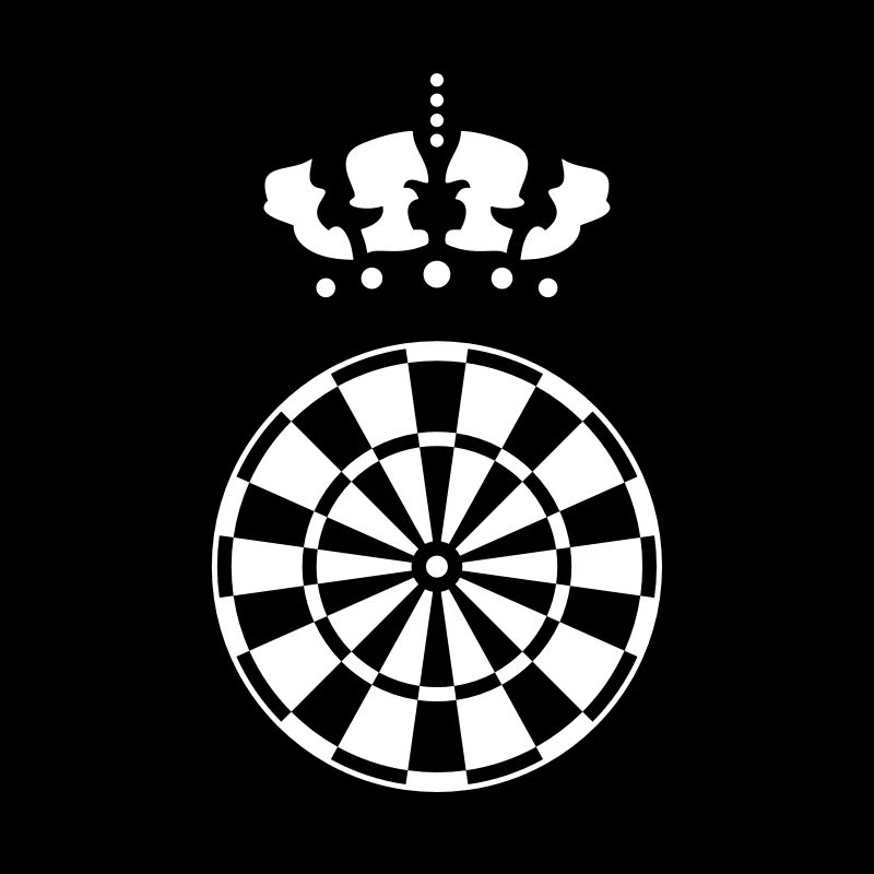 Dart Scheibe Krone