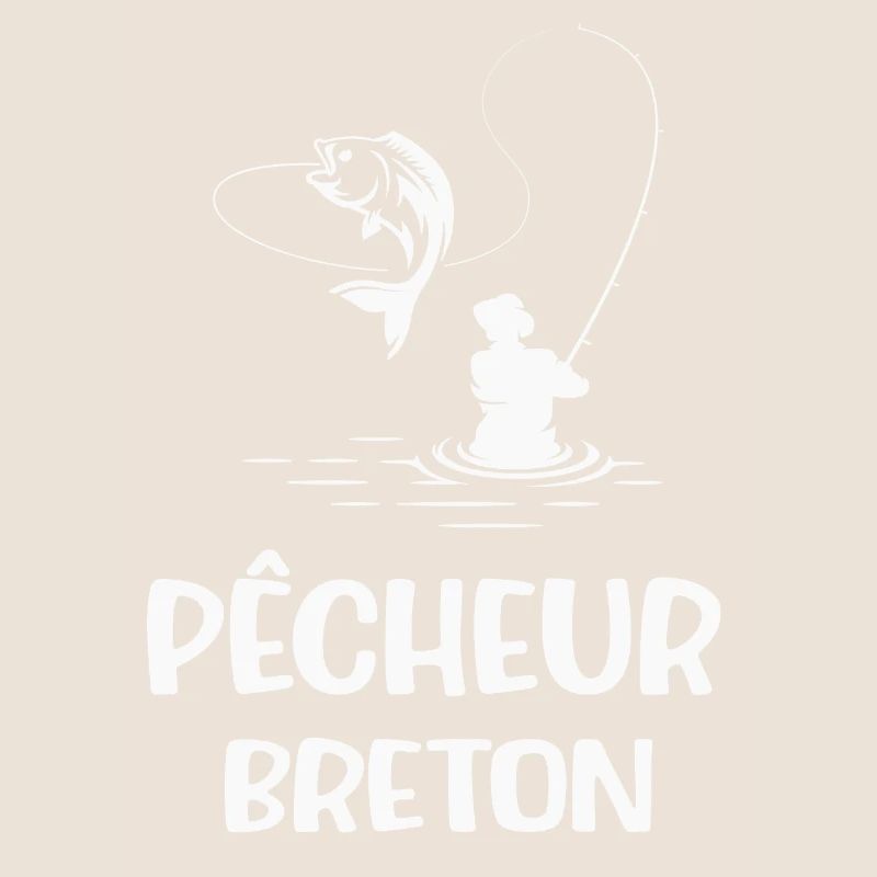 Pêcheur breton cadeau drôle pêche homme
