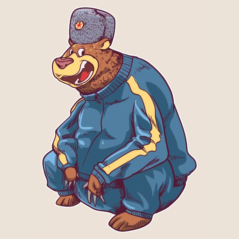 Bear makes the Russian stool gift for a