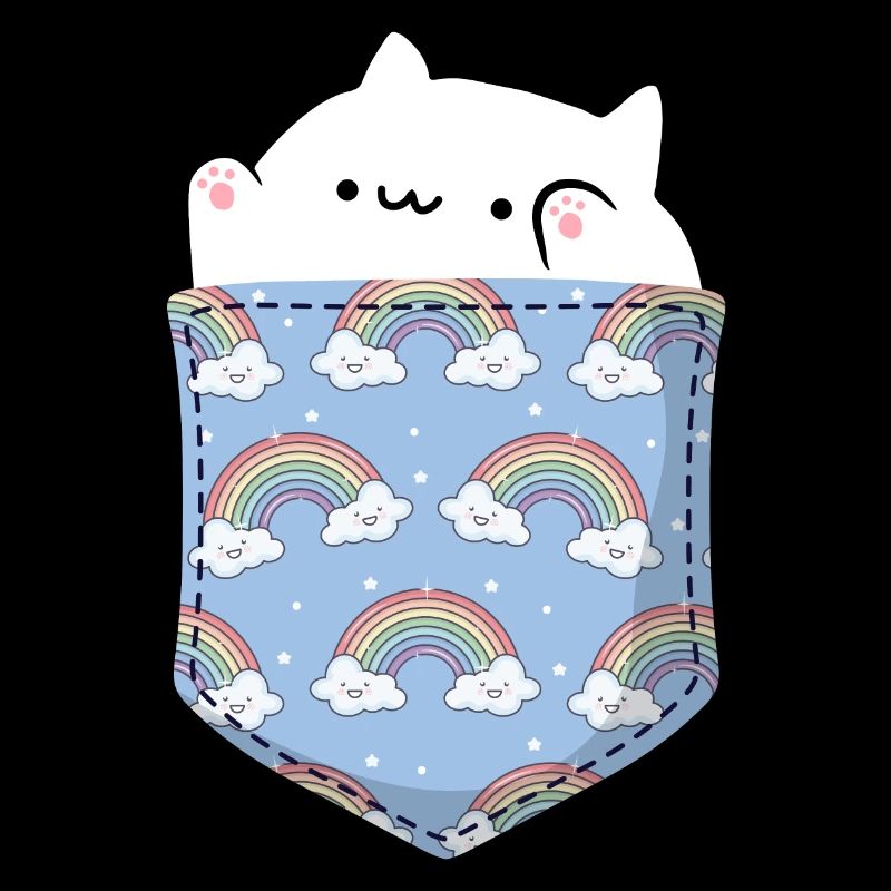 Bongo Cat Mignon sac chat