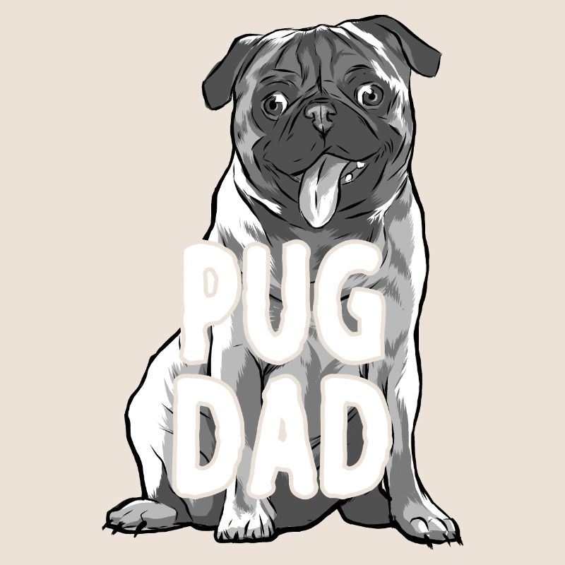 PUG DAD MOPS PAPA